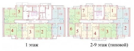 Продается однокомнатная квартира, 38.1 м², этаж 2 из 9. Фото 3