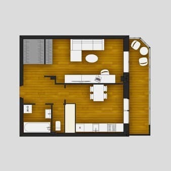 Продаю однокомнатную квартиру, 52 м², этаж 2 из 10. Фото 3
