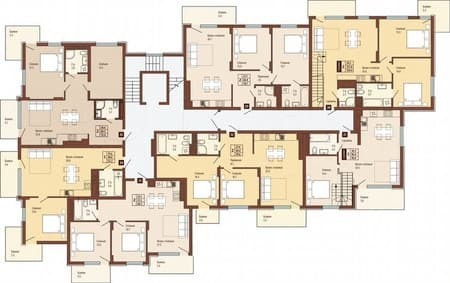 Продается двухкомнатная квартира, 71.8 м², этаж 5 из 7. Фото 7