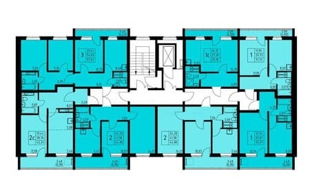 Продажа трехкомнатной квартиры, 57.1 м², этаж 7 из 10. Фото 3