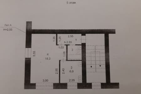 Объявление о продаже однокомнатной квартиры, 30.3 м², этаж 5 из 5. Фото 1