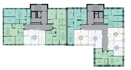 Купить четырехкомнатную квартиру, 80.6 м², этаж 8 из 20. Фото 1