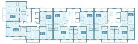 Продам двухкомнатную квартиру, 59.1 м², этаж 11 из 17. Фото 4