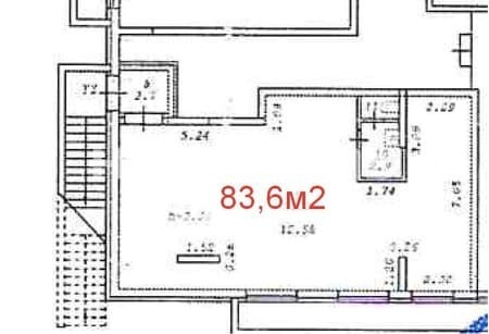 Аренда помещения свободного назначения, 83.6 м², этаж -1 из 25. Фото 4
