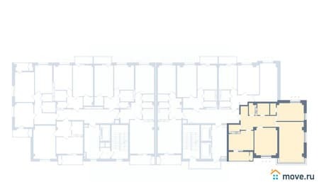 Продам трехкомнатную квартиру, 103.9 м², этаж 11 из 13. Фото 7