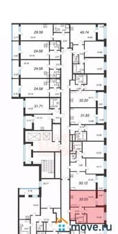 Объявление о продаже однокомнатной квартиры, 33.8 м², этаж 3 из 12. Фото 6