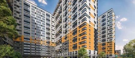 Продажа однокомнатных апартаментов, 40.46 м², 9 мин. до метро на транспорте, этаж 19 из 24. Фото 5