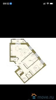 Продажа трехкомнатной квартиры, 75 м², этаж 17 из 21. Фото 1