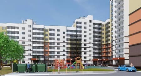 3-комн. квартира, 74.3 м²