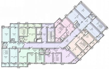 Купить двухкомнатную квартиру, 65.1 м², этаж 7 из 10. Фото 6