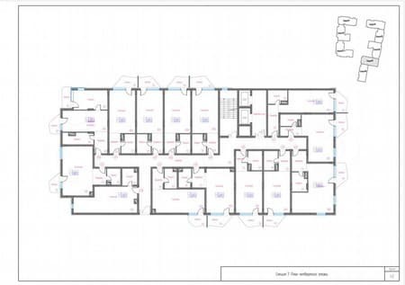 Купить однокомнатные апартаменты, 42.4 м², этаж 4 из 5. Фото 2