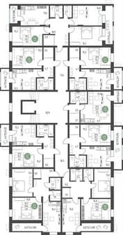 Купить двухкомнатную квартиру, 65.3 м², этаж 2 из 5. Фото 1