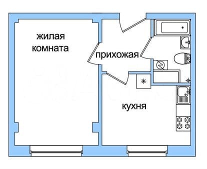 Продать однокомнатную квартиру, 37.5 м², этаж 3 из 9. Фото 3