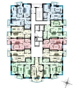 Продается однокомнатная квартира, 41 м², этаж 20 из 26. Фото 2