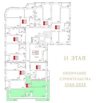 Продать двухкомнатную квартиру, 86.1 м², этаж 3 из 9. Фото 2