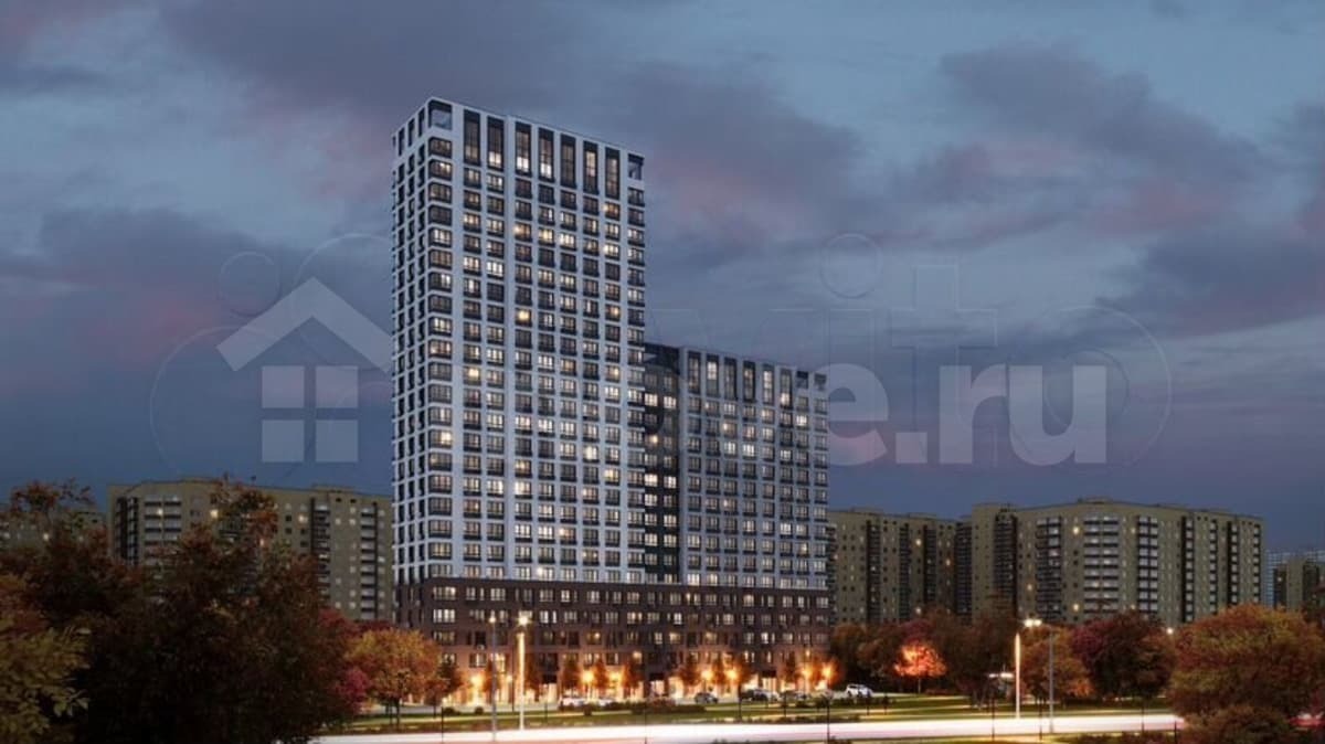 1-комн. квартира, 52.8 м²