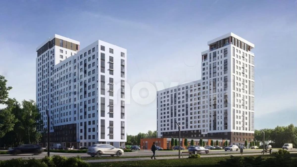 2-комн. квартира, 60.9 м²